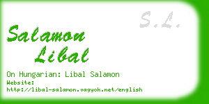 salamon libal business card